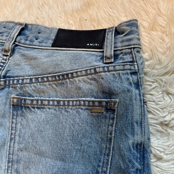 AMIRI Baggy Mid- Rise Wide Leg Cargo Jeans - Size Small - Picture 10 of 11